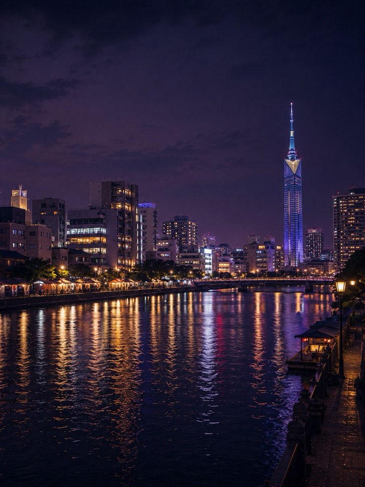 中洲の夜景