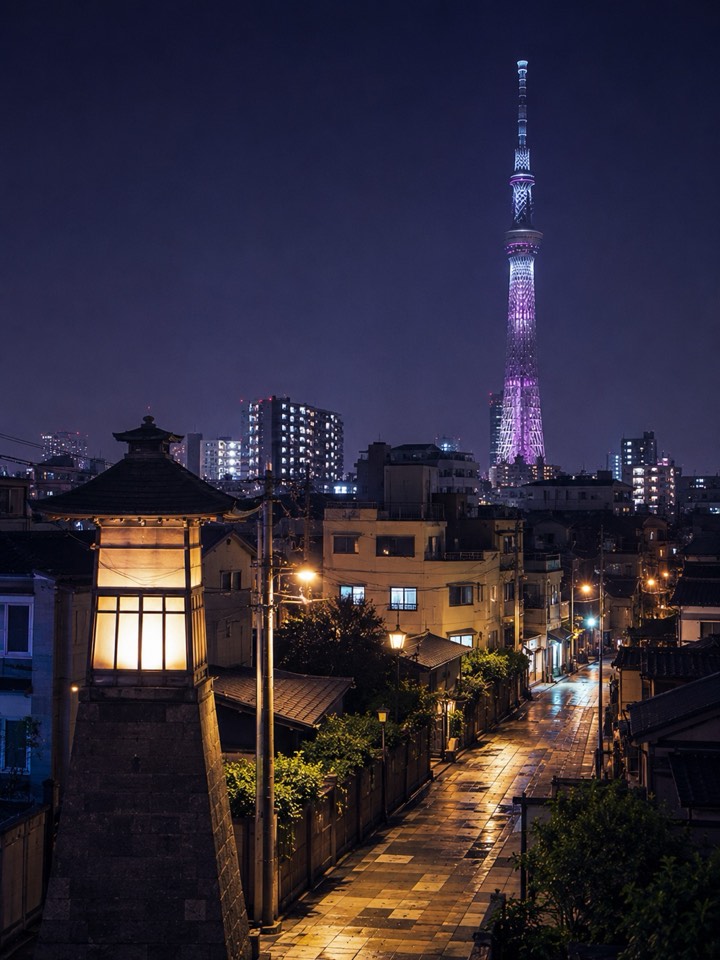 吉原の夜景